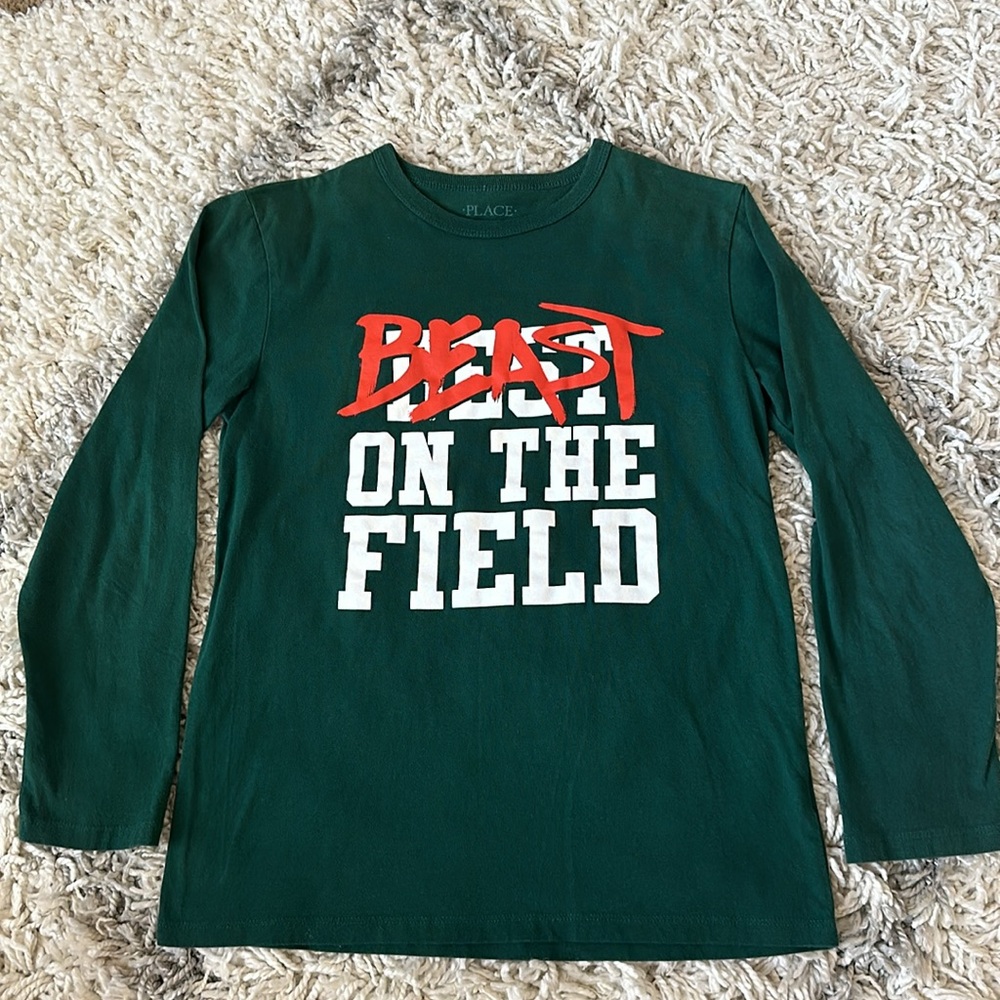 The Children’s Place Beast On The Field Long Sleeve Shirt Large - Picture 3 of 8